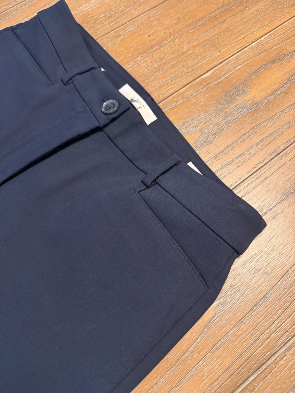 LOFT Navy Skinny Curvy Pants - The Skinny - Picture 2 of 8